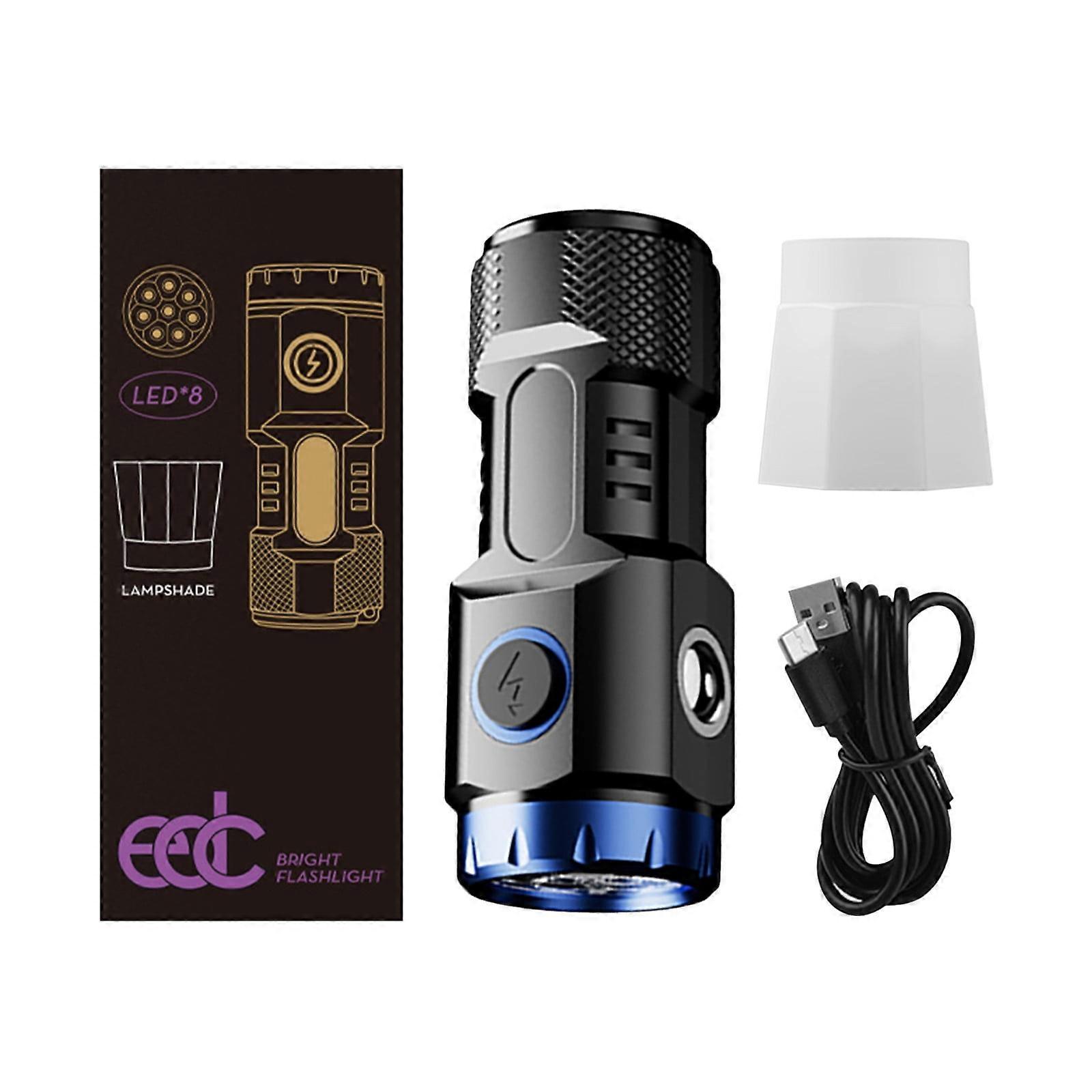 Hiroekza Flashlight Clearance! Ultra-bright, long-range, portable charging flashlight with multi-core wick burst. Compatible with outdoor use.