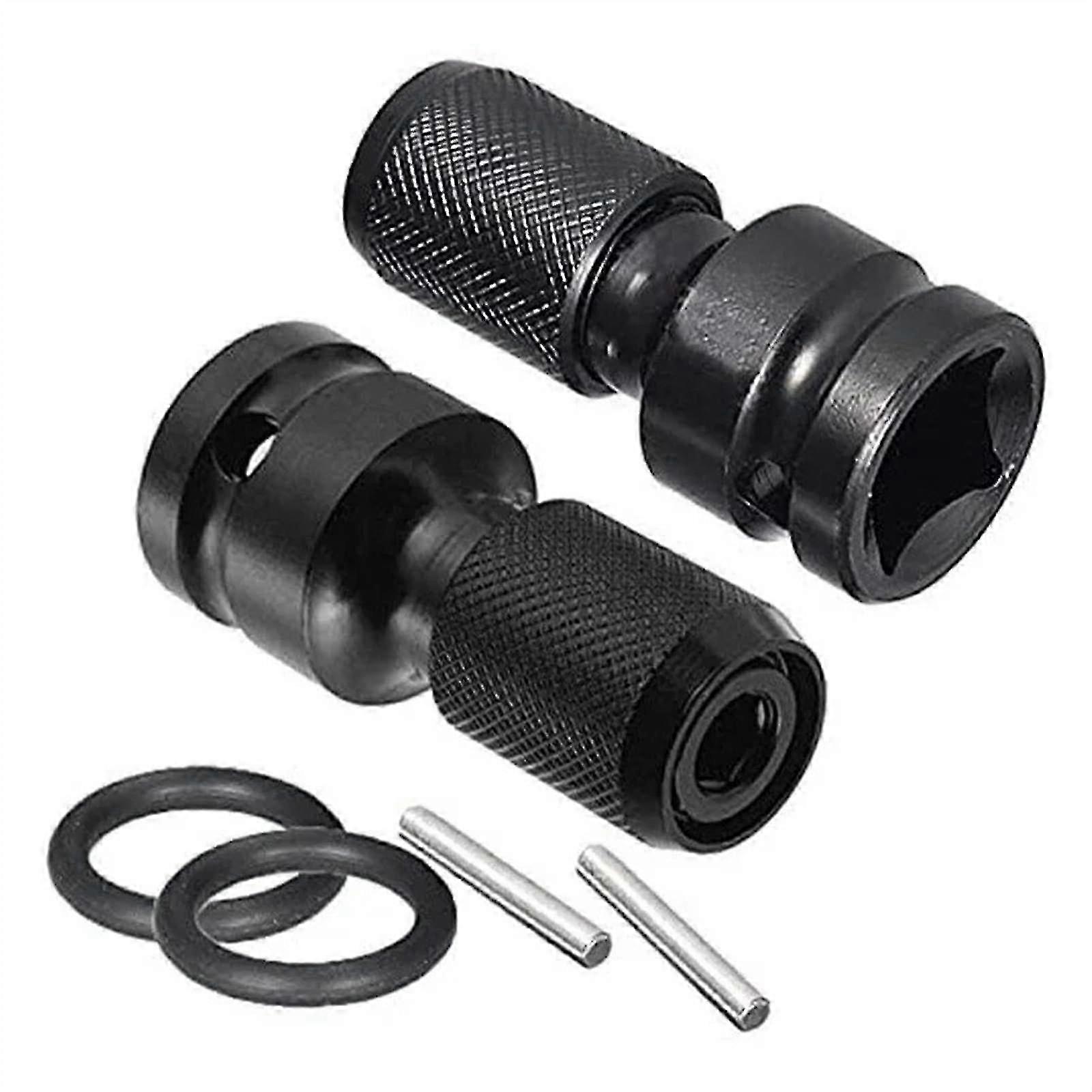 m Tool Box 1/2 Inch Square to 1/4 Inch Hex Ratchet Socket Spanner Socket Set Adapter Tensioner Drive Converter Quick Release Tools Socke