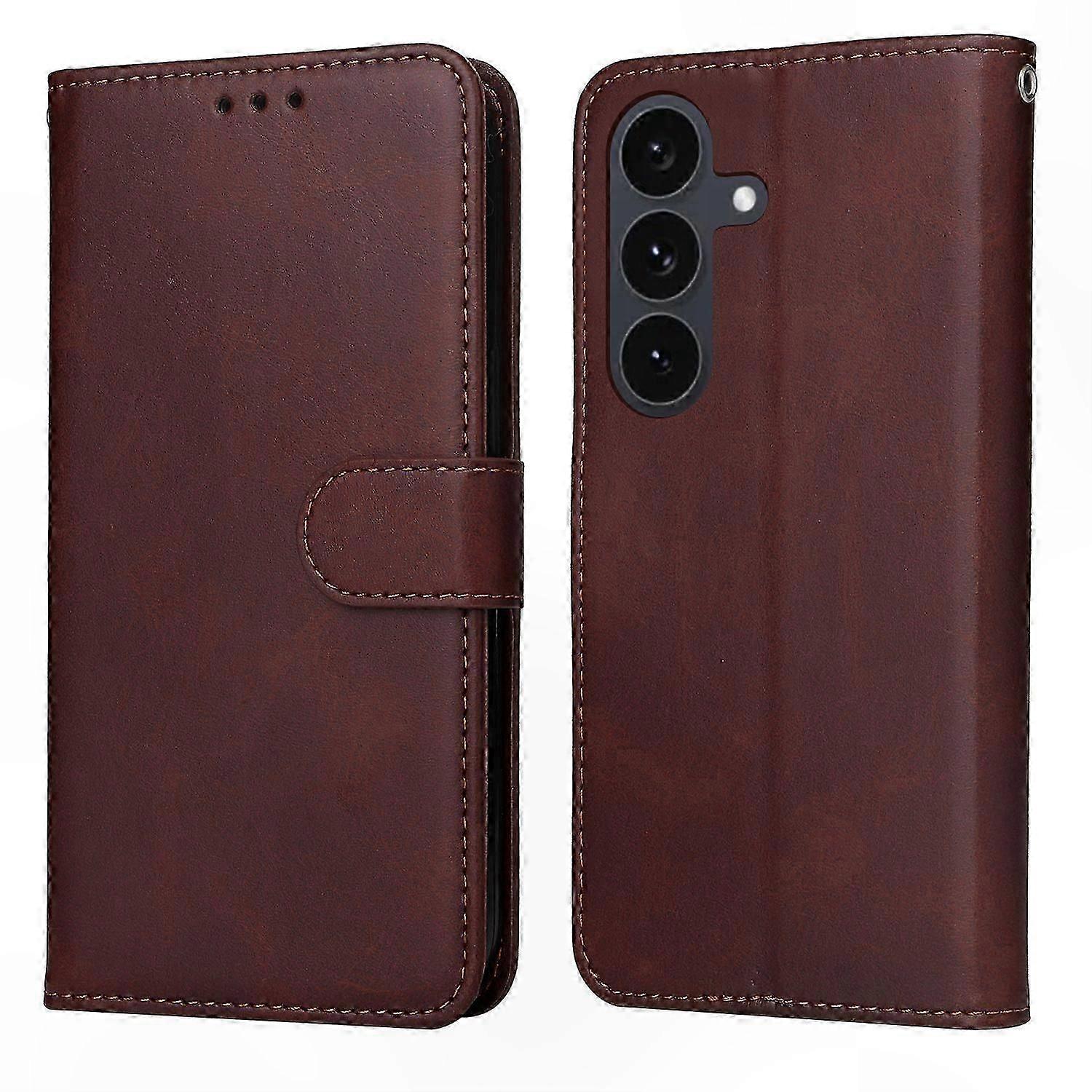 PU Leather Wallet Case for  S25 FE Smartphone Cover