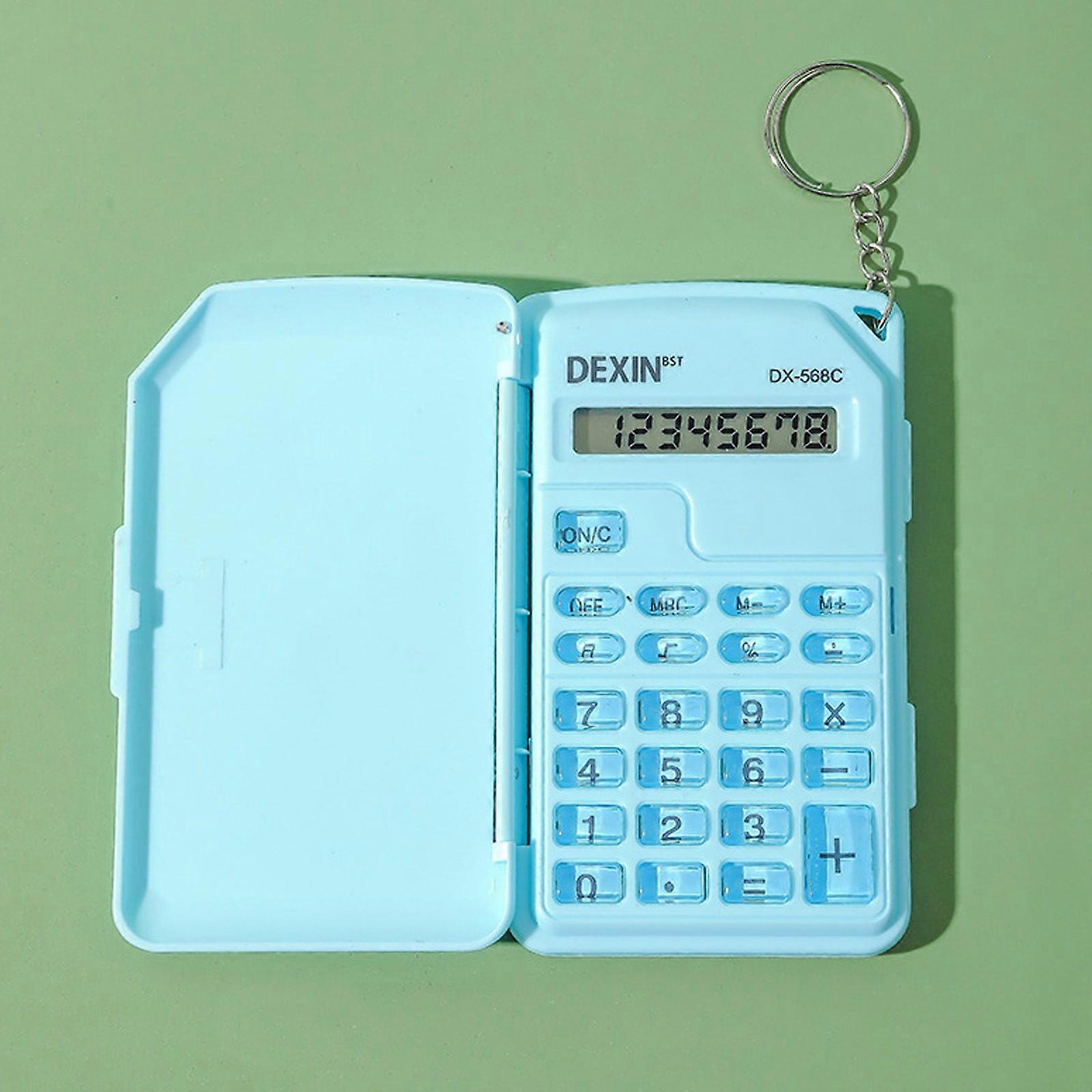 Quinlirra Portable Flip-top Calculator Compatible with Student Work & Study, High Appearance Value, Small Palm-sized Deal of the Day Clearance