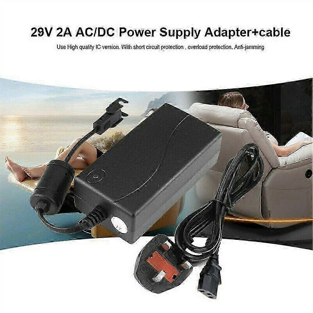 AC/DC adapter for electric recliner 29V tool