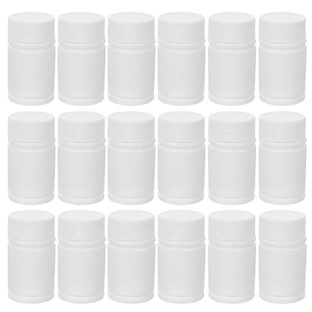 Solid Bottle Hdpe Medicine Holder Bottles for Storage Use 24Pcs Travel Use