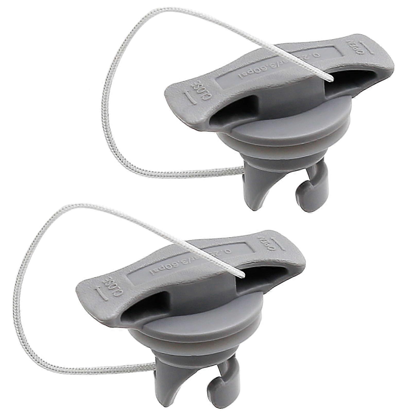 2 Pack Boat Air Valve Caps Wear‑Resistant Replacement Plugs for Inflatable Kayaks and Rafts