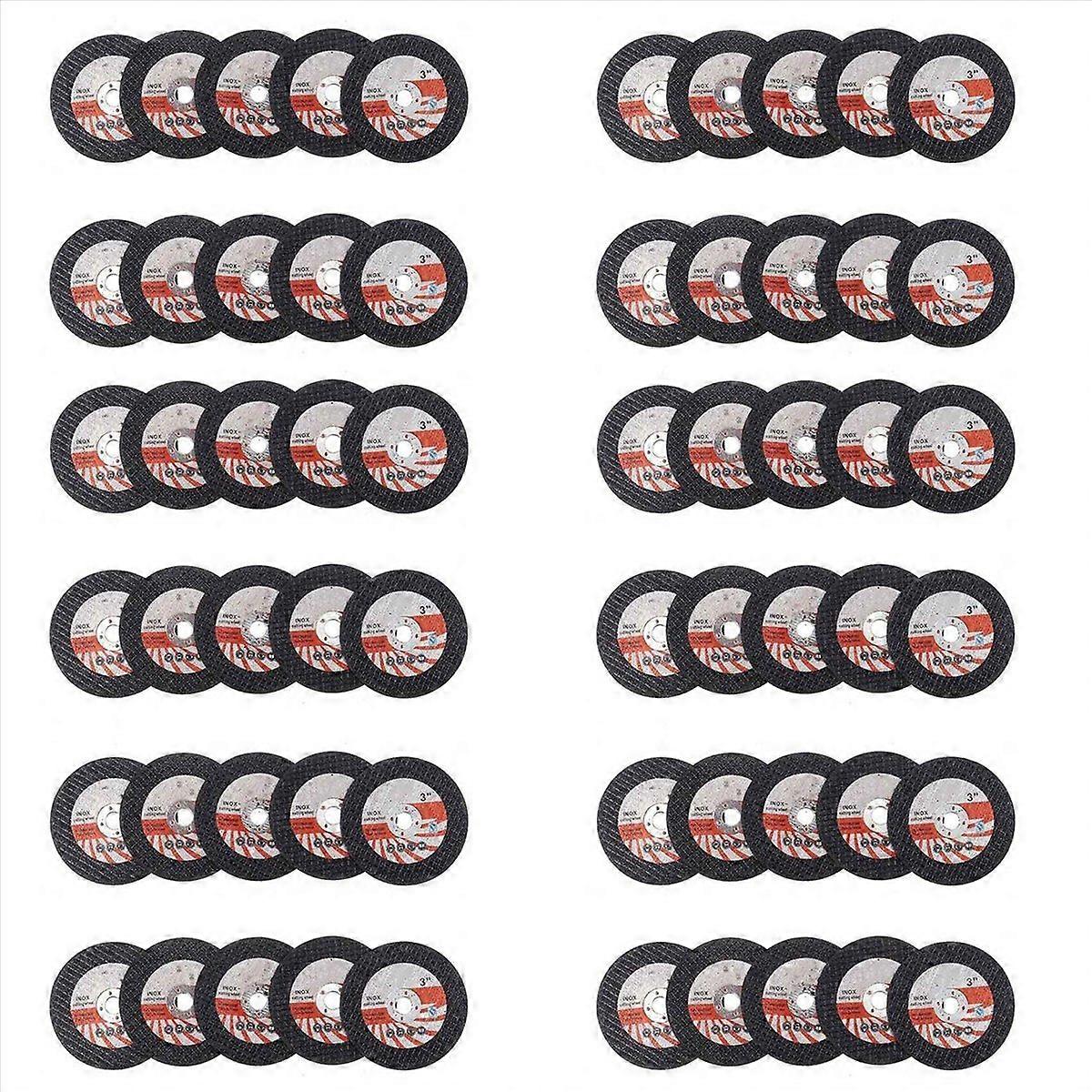 10PCS 75Mm Mini Cutting Disc Circular Resin Grinding Wheel