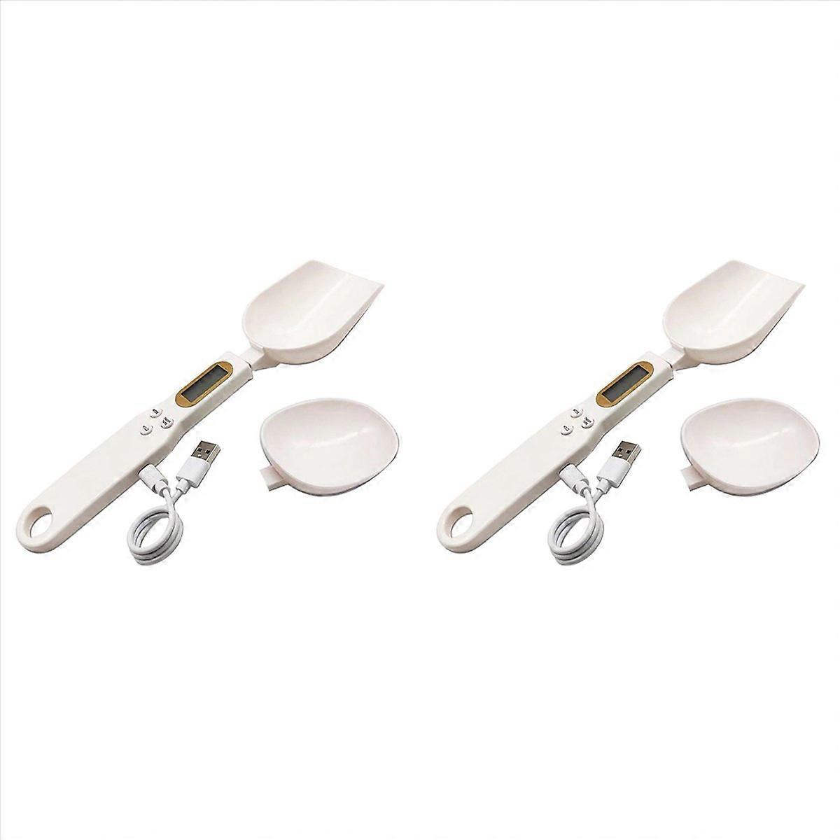 USB Charging Measuring Spoon Weighing for Powder Flour Kitchen Tool