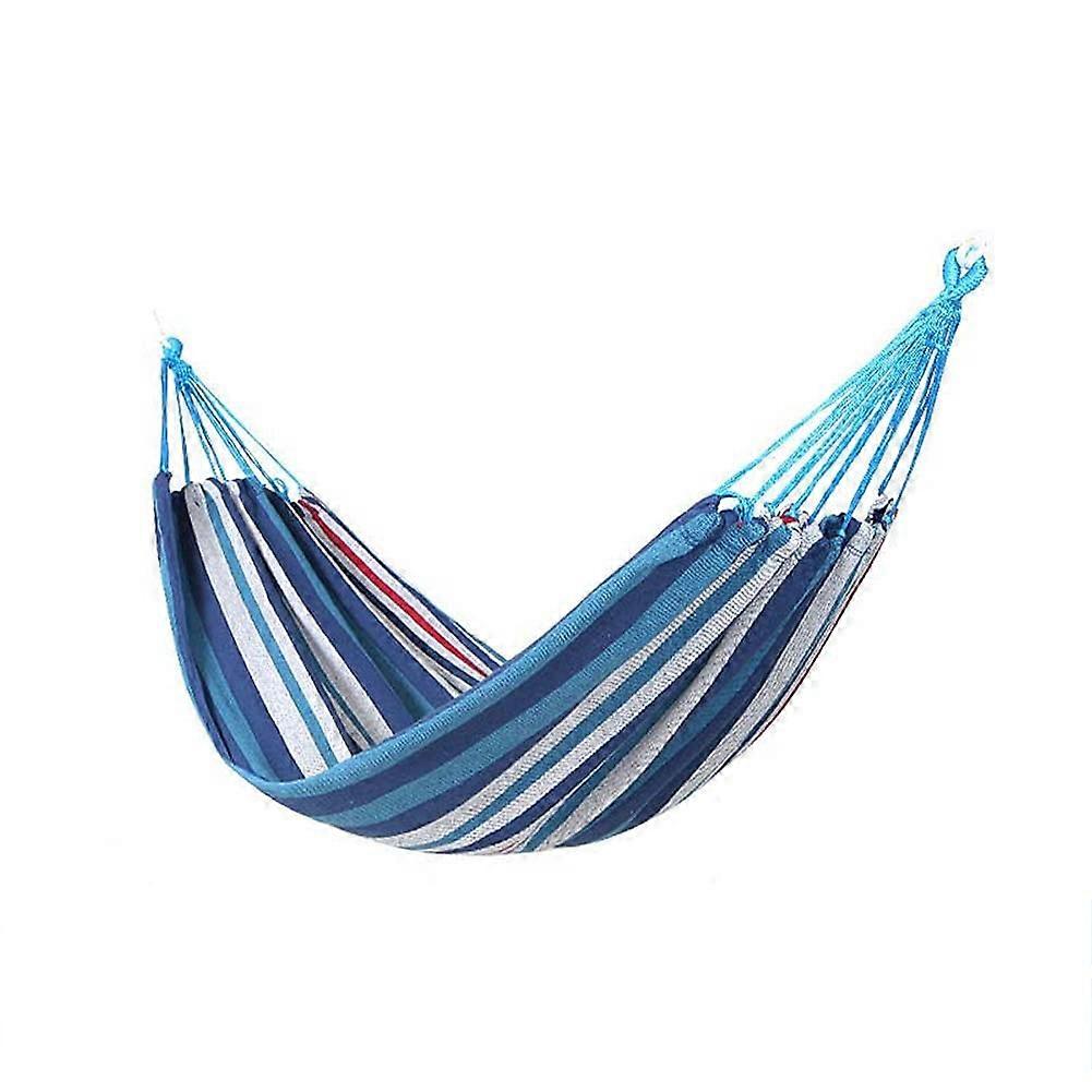 Camping Hammock Lightweight QuickDrying Breathable Canvas with Straps for Indoor Outdoor Use