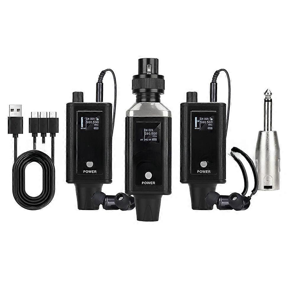 UHF-Stereo-Wireless-Monitorsystem mit 2 Empfängern