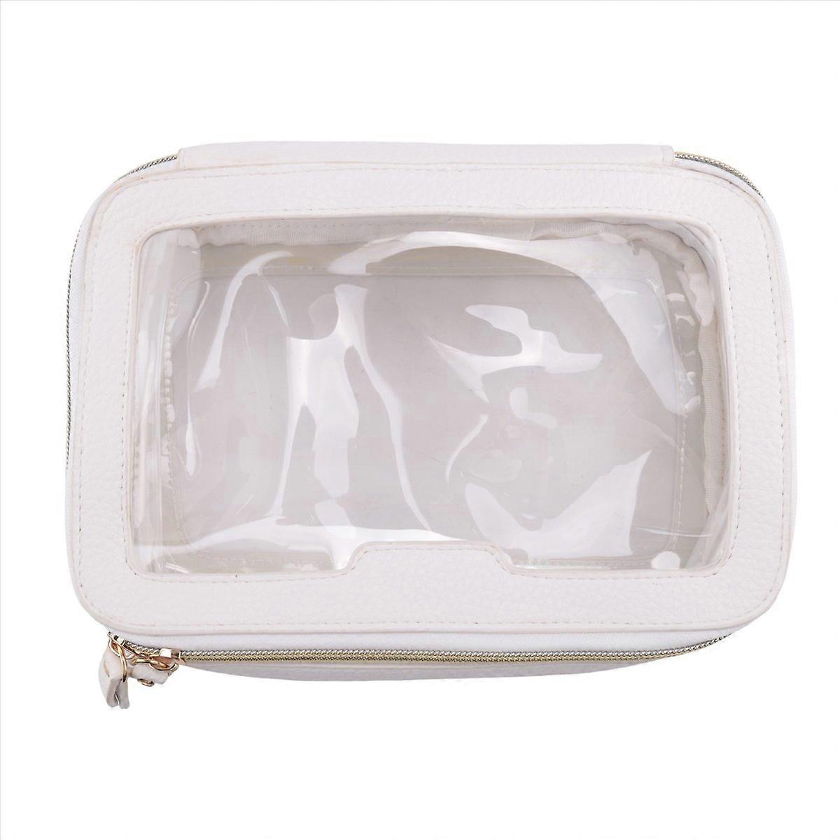 Clear Makeup Case Toiletry Bag Multipurpose Travel Makeup Train Case