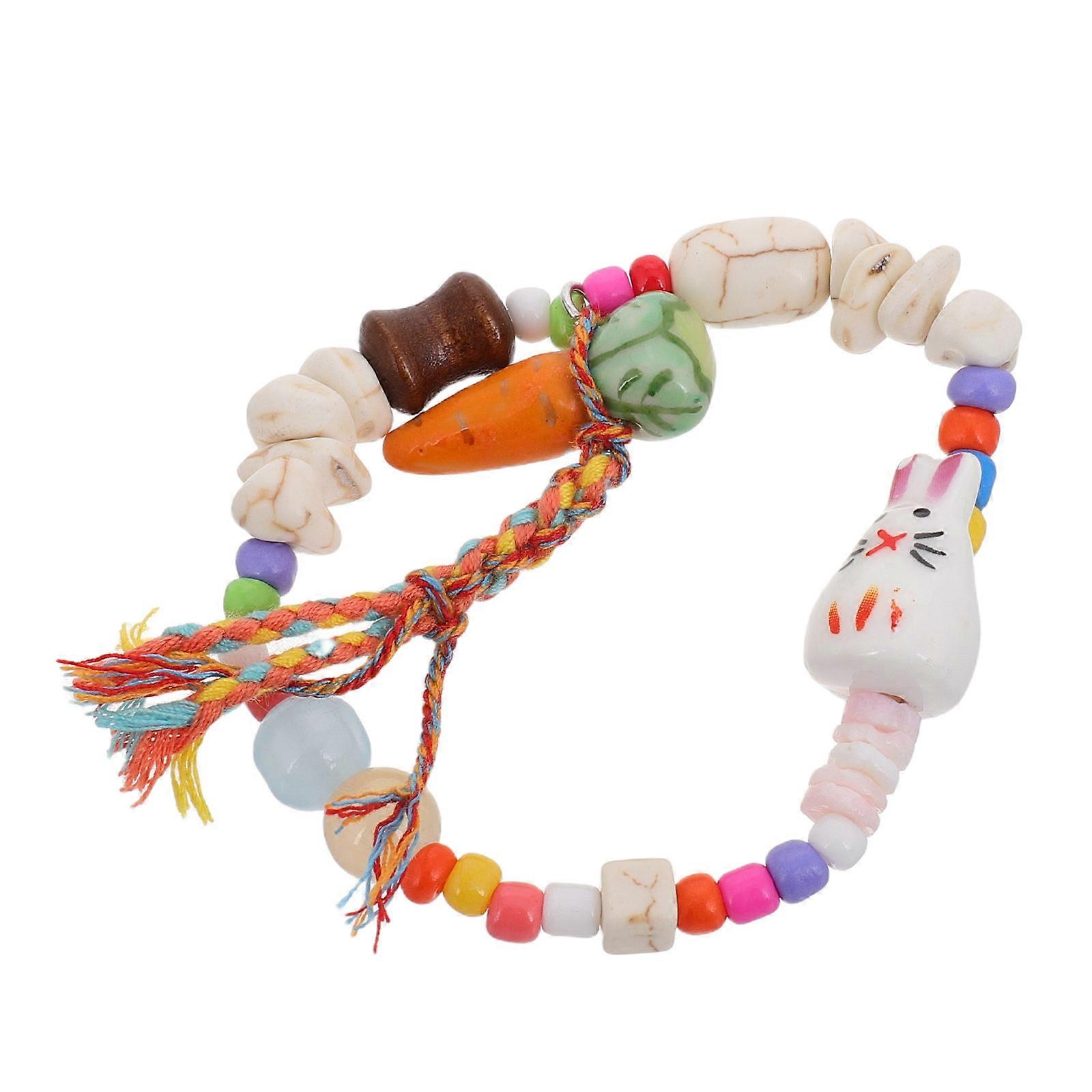 Rabbit Bunny Charm Bracelet for Easter Party Favor