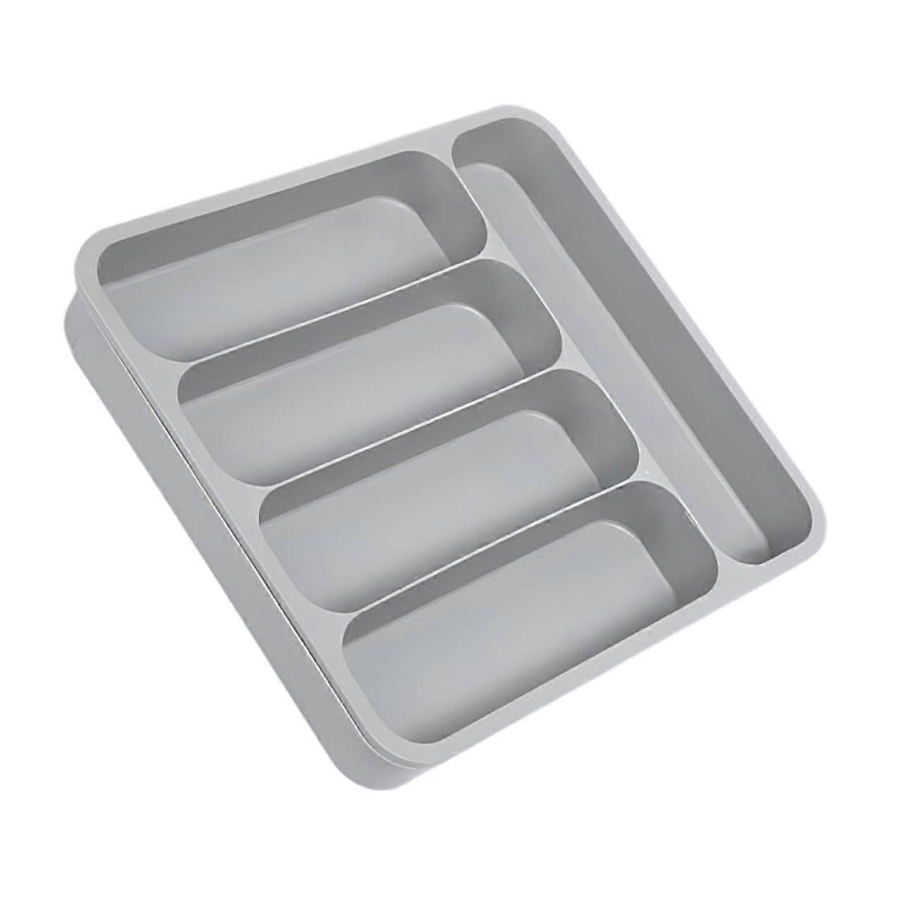 Expandable Silverware Drawer Organizer MultiCompartment Utensil Holder Tray for Kitchen and Office