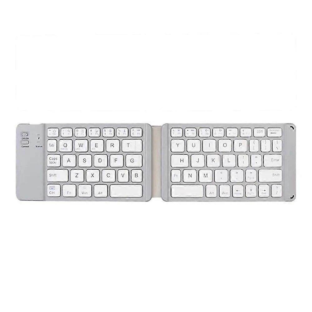 Folding Bluetooth Keyboard compatible with IPAD Mobile Tablet Notebook Portable Office Mini Wireless Keyboard Storage Three Systems Universa