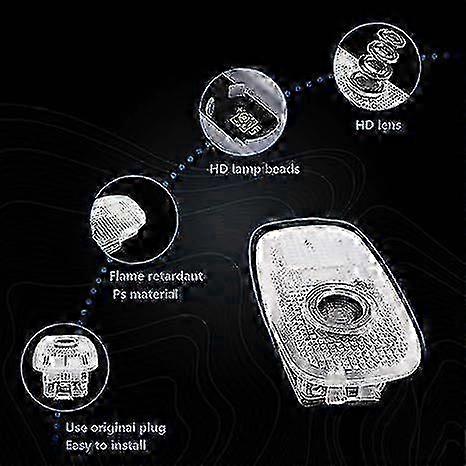 2 Pcs Welcome Lights Projection for Old S Class W221 Vito Sprinter CLS Class E Class Coupe V Class Door Lights
