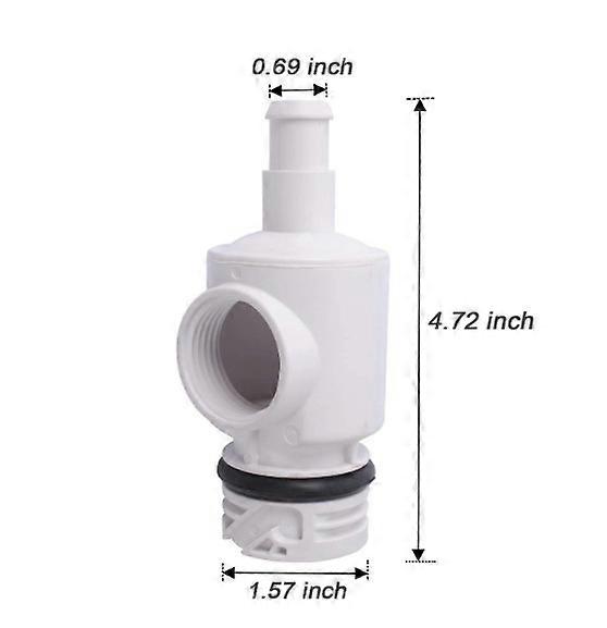 One Piece D29 Pool Connector Quick Disconnect Adapter and Pressure Regulator Compatible with Polaris 180 280 380 Automatic Pool Cleaners - 1