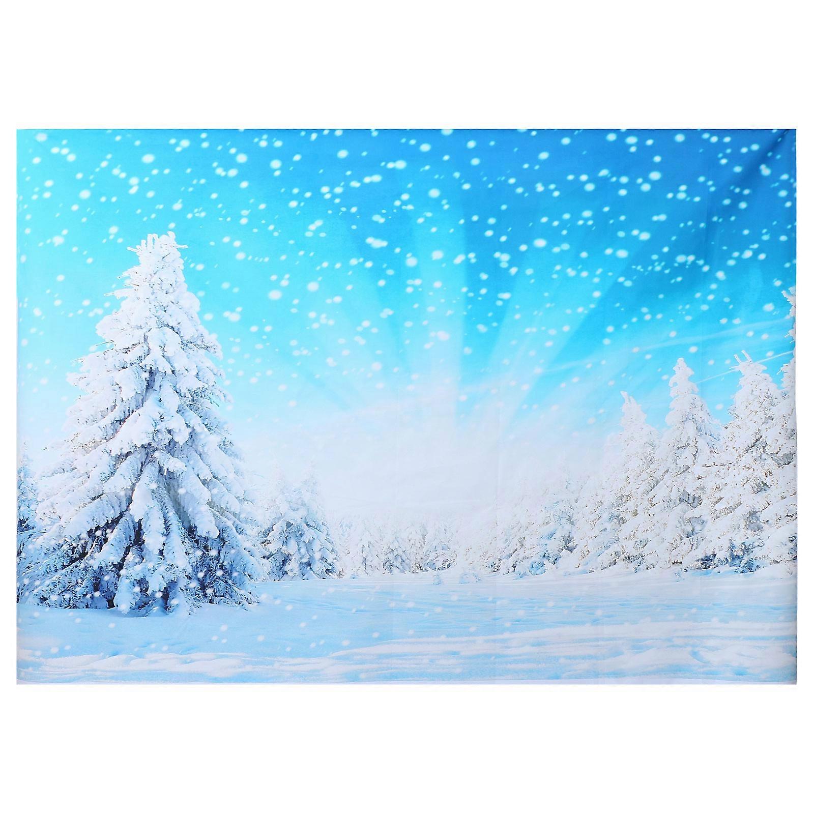 Winter Backdrop Vinyl for Decoration Christmas Backdrop Party Background