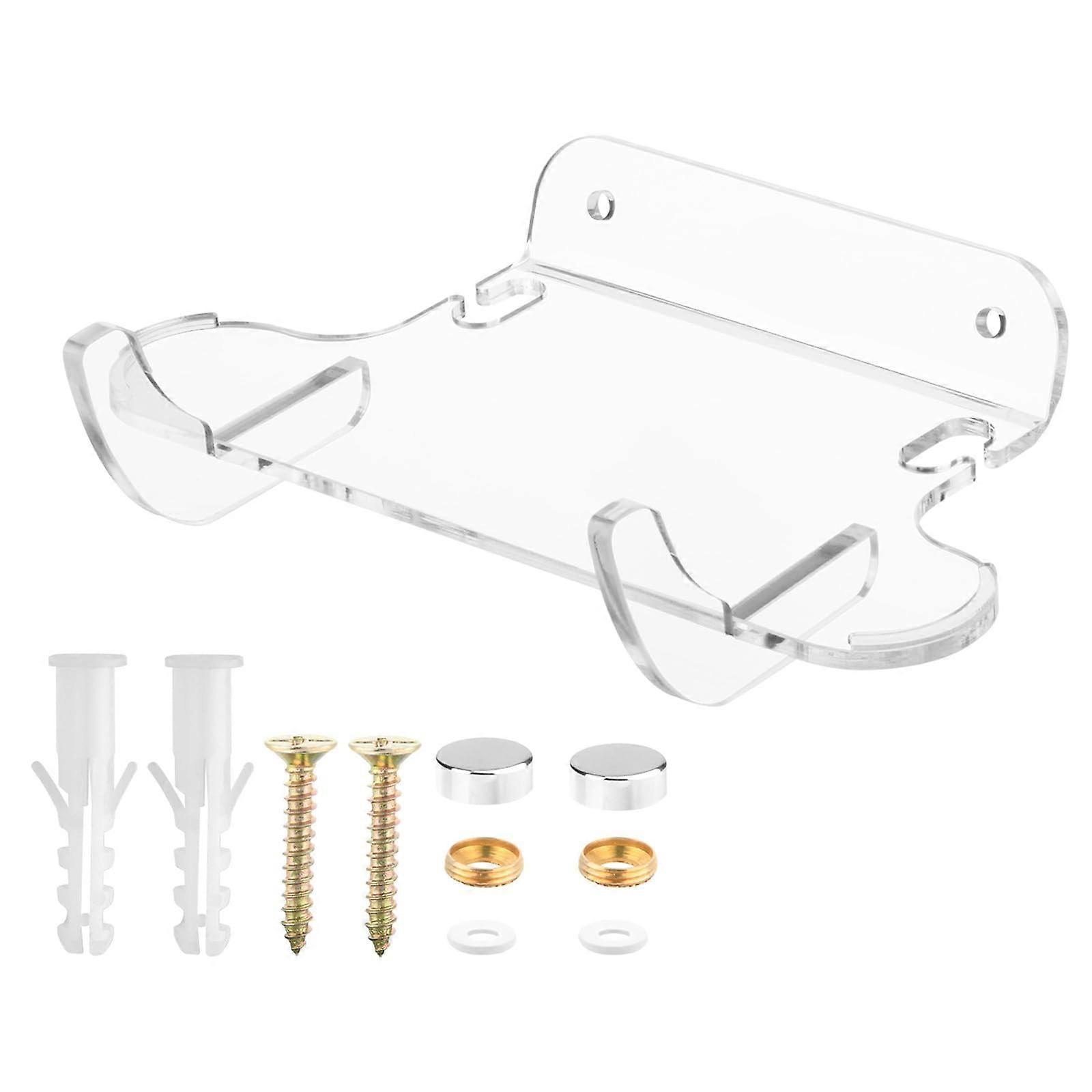 2024 Speaker Wall Mount Stand With Acrylic Holder Precise Cutouts Easy Installation Transparent