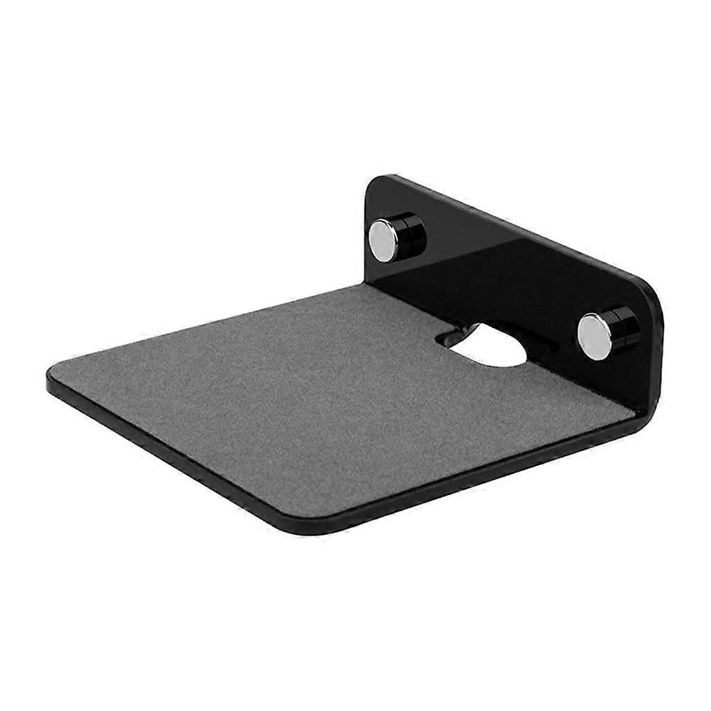 Wall Mounted Holder Multifunctional Portable Speaker Wall Shelf For Webcam And Phones Router And Speaker Black