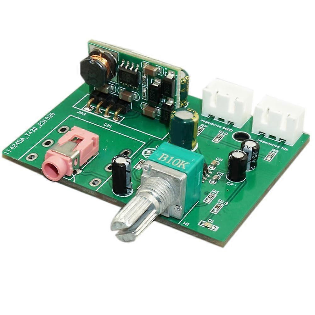 Dynamic Microphone Amplifier Module with 3.5mm Interface for Small Signal Amplification, Capacitor Circuit Design