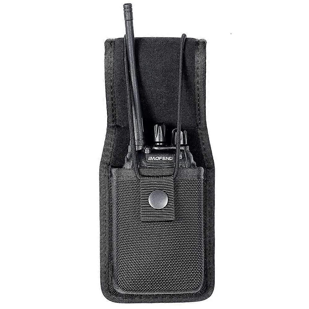 Two Way Radio Holder Ballistic Nylon Walkie Talkie Pouch for Motorola with Adjustable Secure Strap