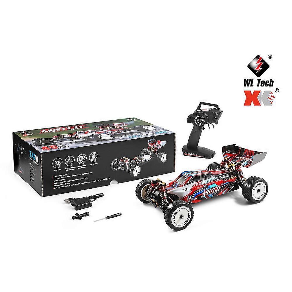 Wltoys-Voiture de course t��l��command��e pour enfants, mod��les de v��hicules �� grande vitesse, jouets pour gar?ons, 1/10, versi104001 G, 45 km/