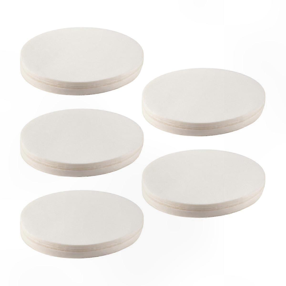 500 Count Round Coffee Filters for Espresso Makers, Compatible with V60 Dripper and Moka Pot Brewing Tools