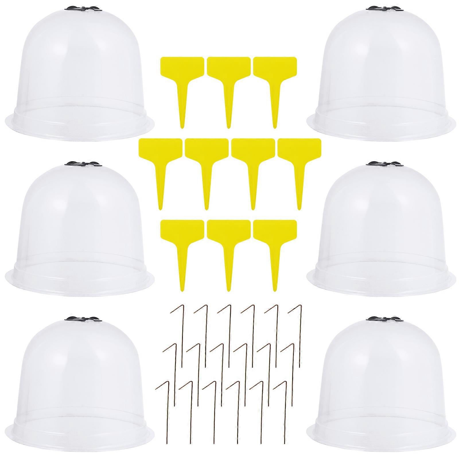 Plant Dome Bell Cover for Gardening Featuring 12Pcs Protective Components