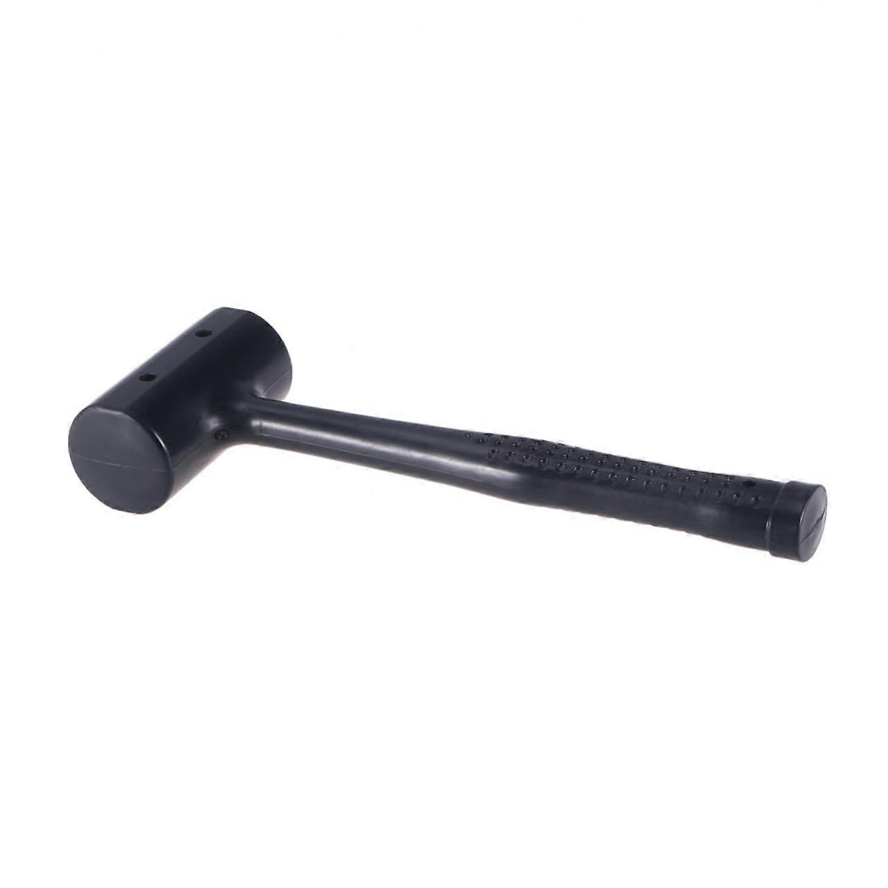 Small Rubber Mallet with Stainless Steel Handle for Tile Installation and AntiSlip Grip
