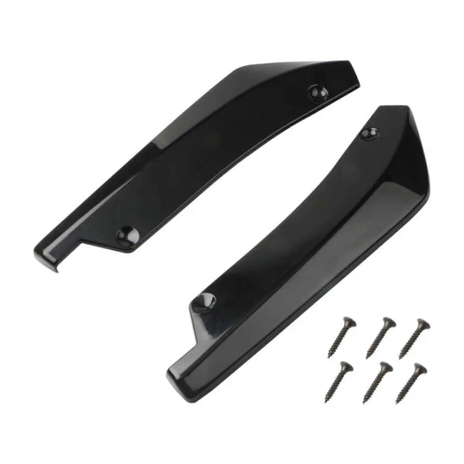 Car Bumper Lip Spoiler Carbon Fiber Diffuser Splitter Set for Front and Rear Scratch Protection