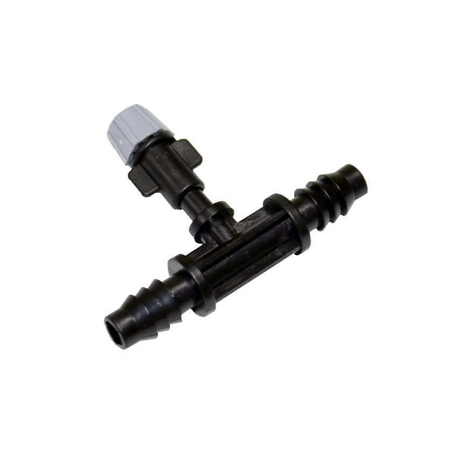 Drip Irrigation System with 50 Reducing Tee Splitters for Greenhouse Garden Sprinkler LeakProof Design