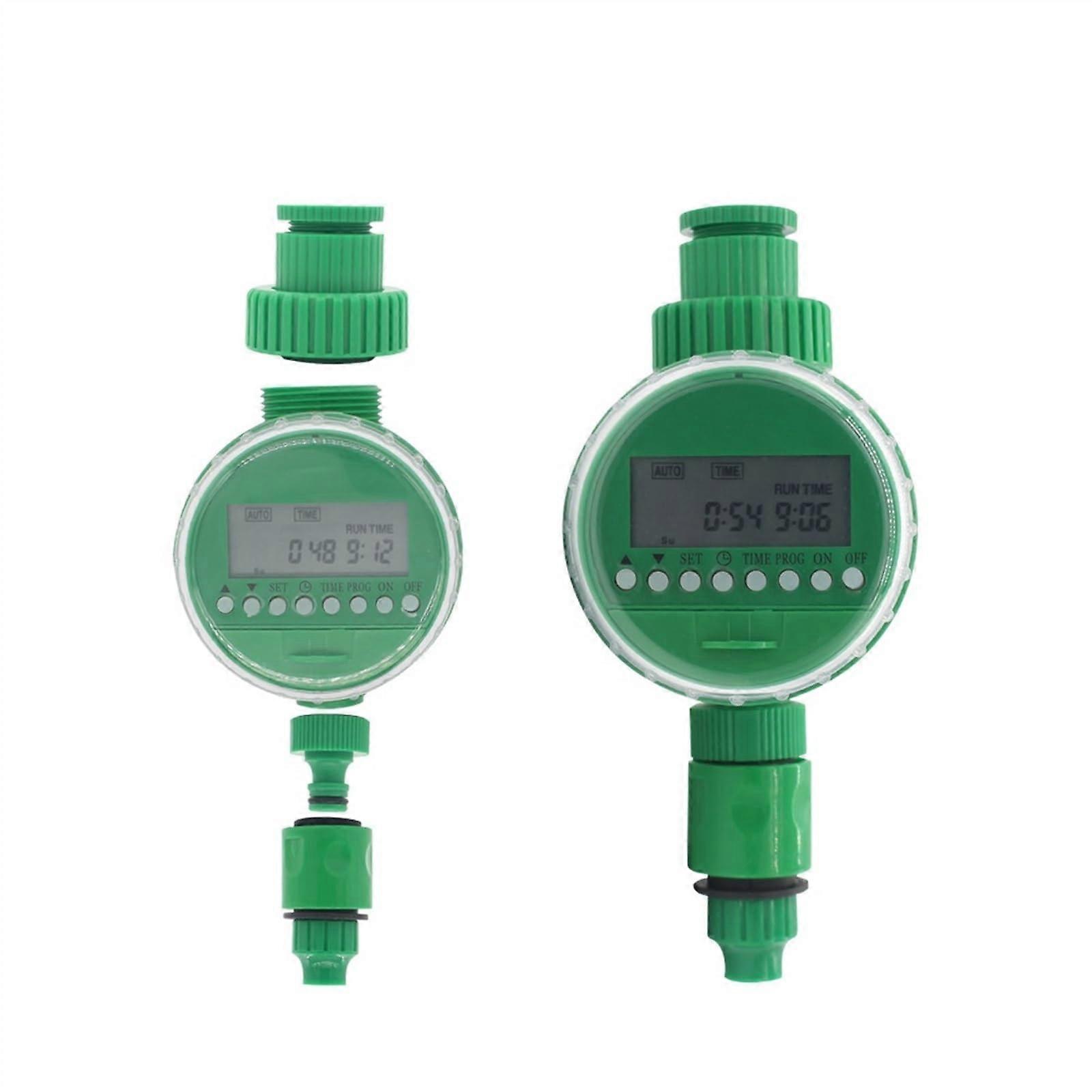 Water Irrigation Timer with LCD Display, Automatic Programmable Valve Controller for Garden and Lawn