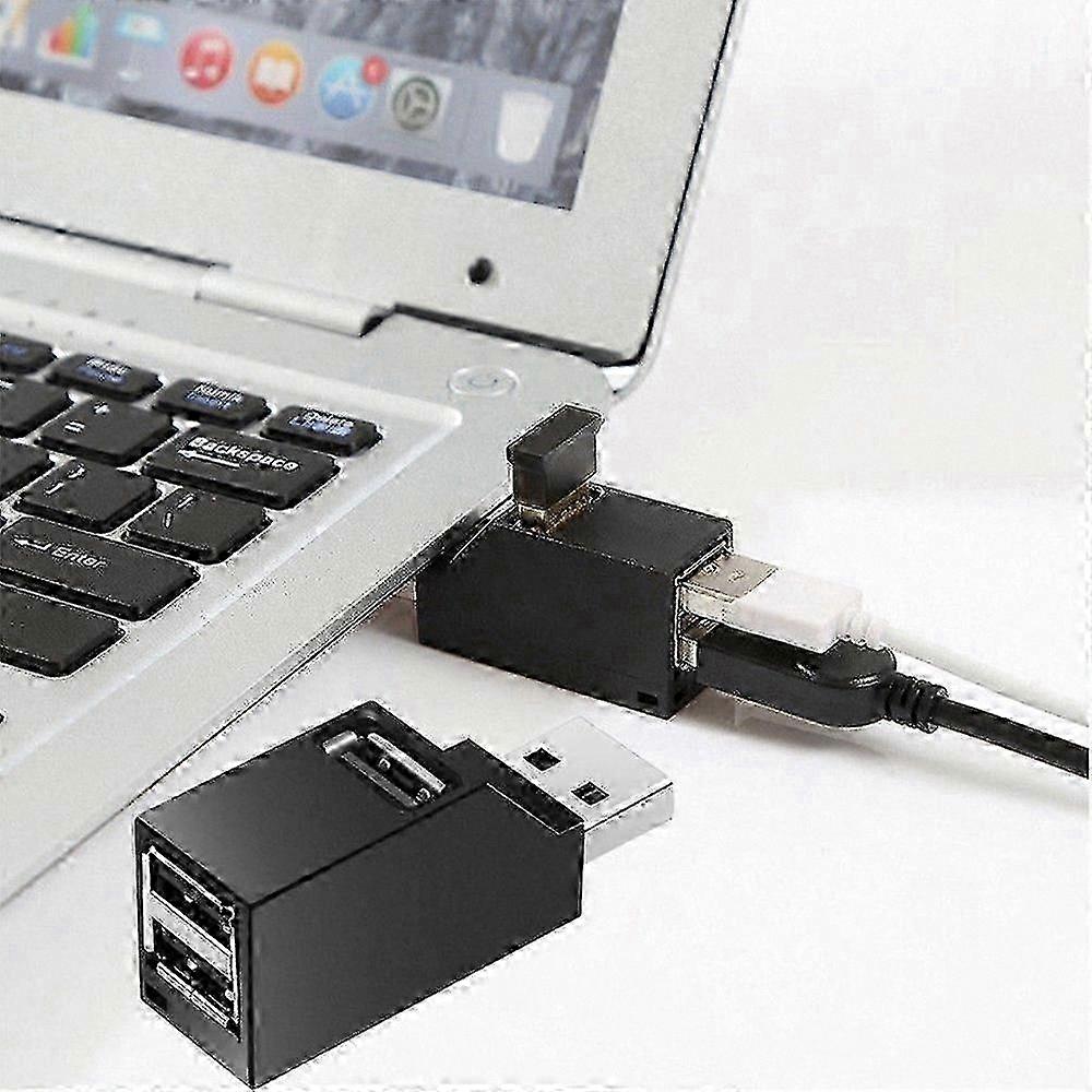 4-Port USB 2.0 Data Transfer Hub Adapter for Multiple Devices Connection