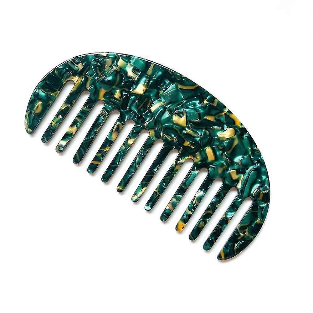 Tortoise Shell Hair Styling Comb Compact Travel Size Acetate Comb for Smooth Detangling