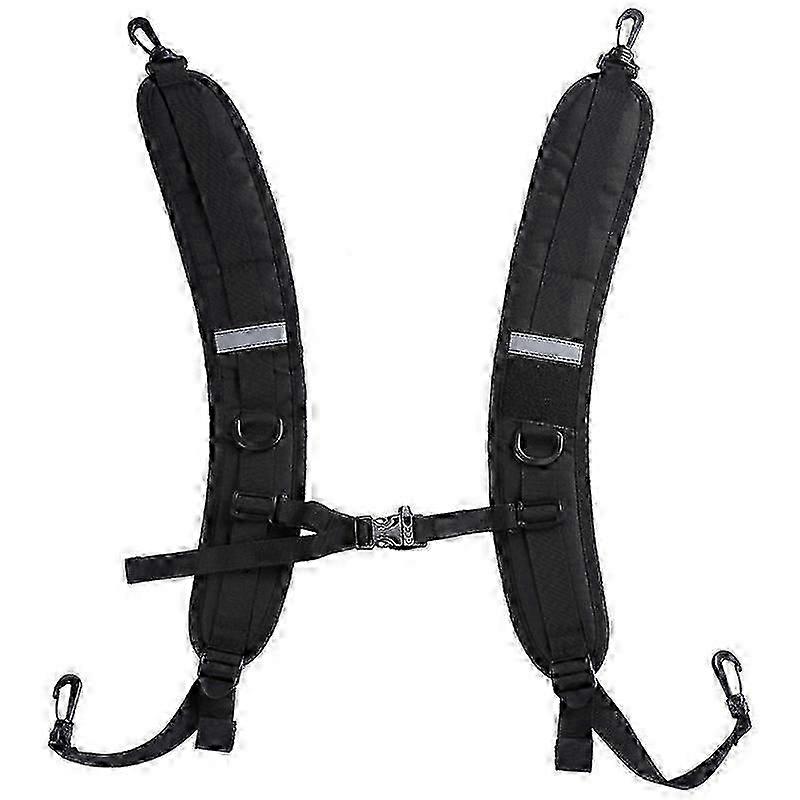 Adjustable Padded Backpack Shoulder Straps Compatible with Backpack Dry Bag, Black, 1pcs