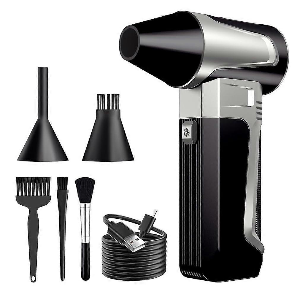 Cordless Air Duster with Speed Motor and Adjustable Power for Computer and Keyboard Cleaning