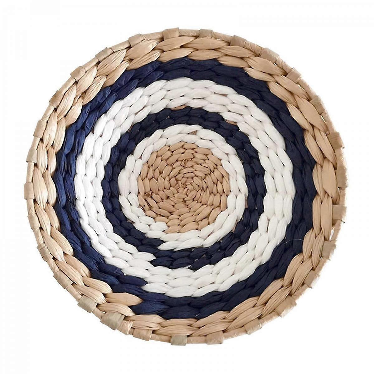 Boho Wall Decor Set: Handmade Rattan Macrame & Bamboo Wall Hanging