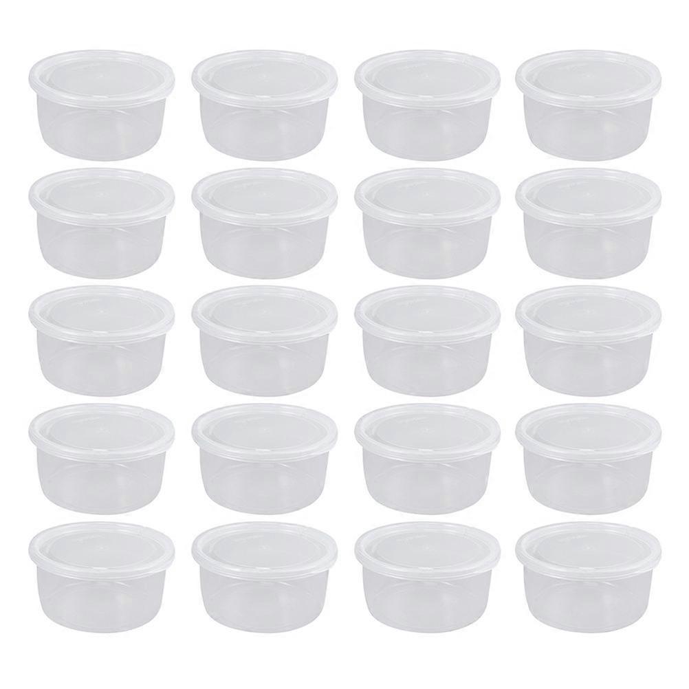 Reptile Cage Plastic Breeding Boxes for Feeding Supply 20Pcs White