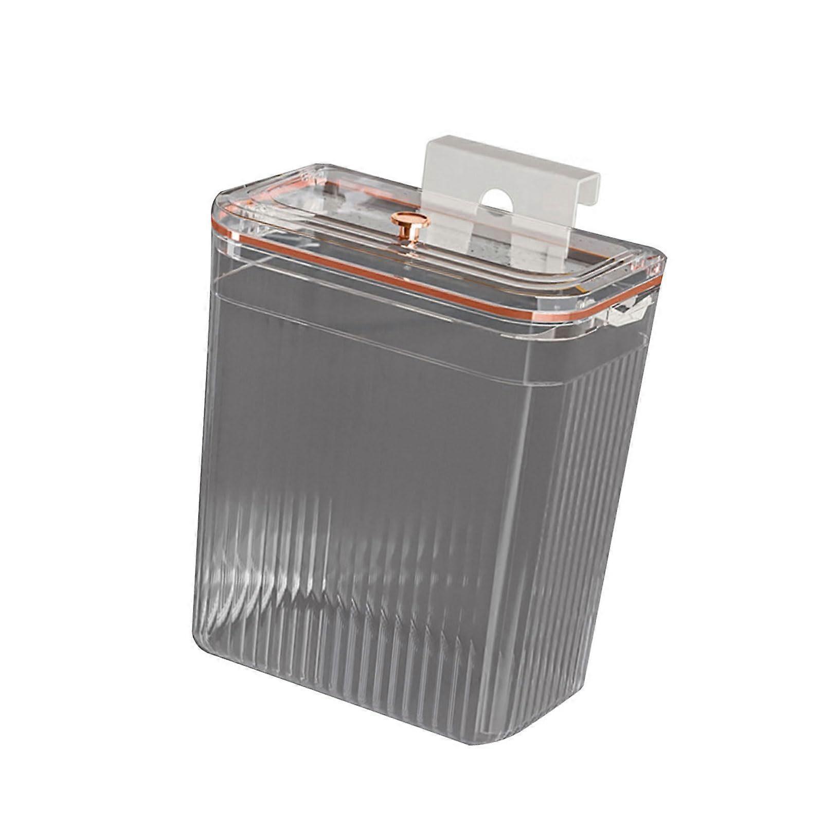 Wall Mounted Trash Can Space Saving Transparent Waste Bin for Kitchen and Small Apartments