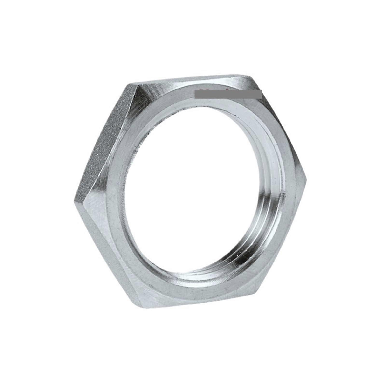 1PC 1/8' BSP Female Pipe Fitting 304 Stainless Steel Hex Lock Nut for Secure Connection