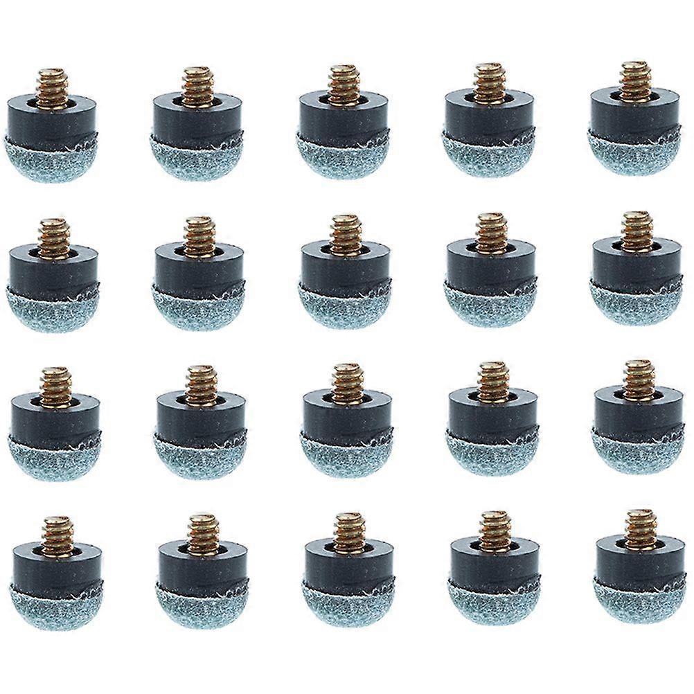 50Pcs Pool Cue Tips Leather Billiard Cue Tips Screw On Pool Cue Tips Replacement Cue Tips