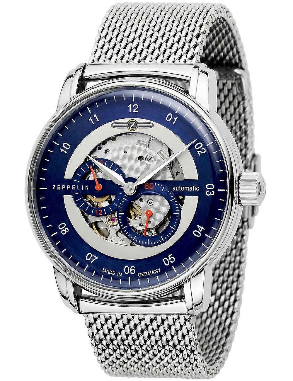 Zeppelin 8664M-3 New Captains Line Automatic Men's Watch 43mm 5ATM