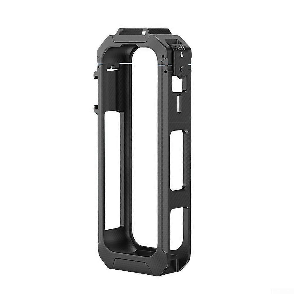 Protective Case with Cold Shoe Mount and Quick Release Camera Cage for Secure Fit for Insta360 X5