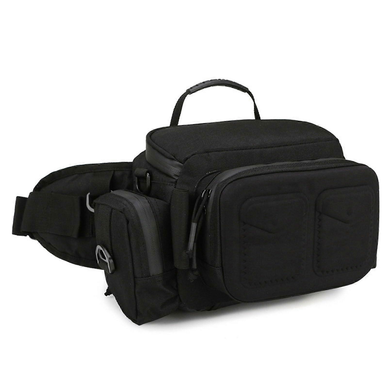 Fishing Tackle Bag Waterproof Oxford Large Capacity Backpack with Multiple Organizer Pockets