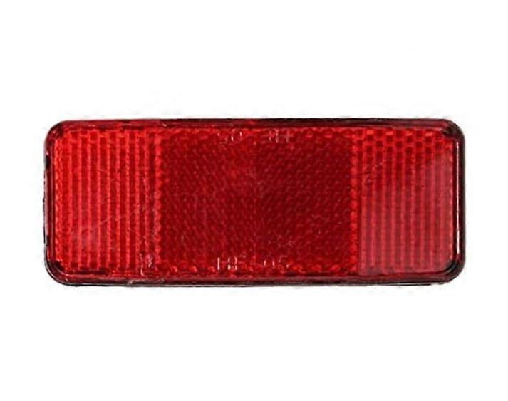 Universal Bicycle Rear Reflector for Pannier Rack, Tool Install, Durable Safety Light