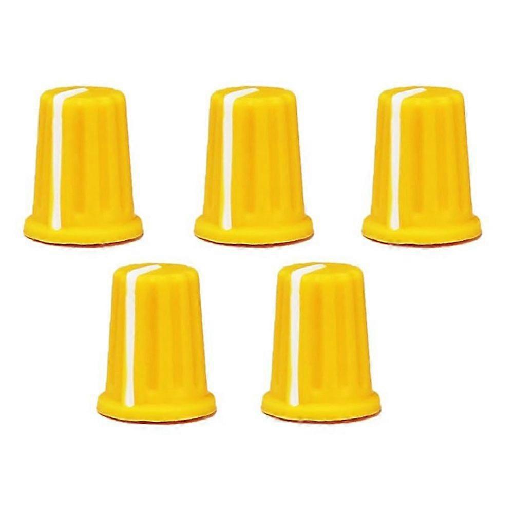 EQ Rotary Knob Replacement Equalizer Potentiometer Fader Knobs Push Rod Cap, Knob Cap-E