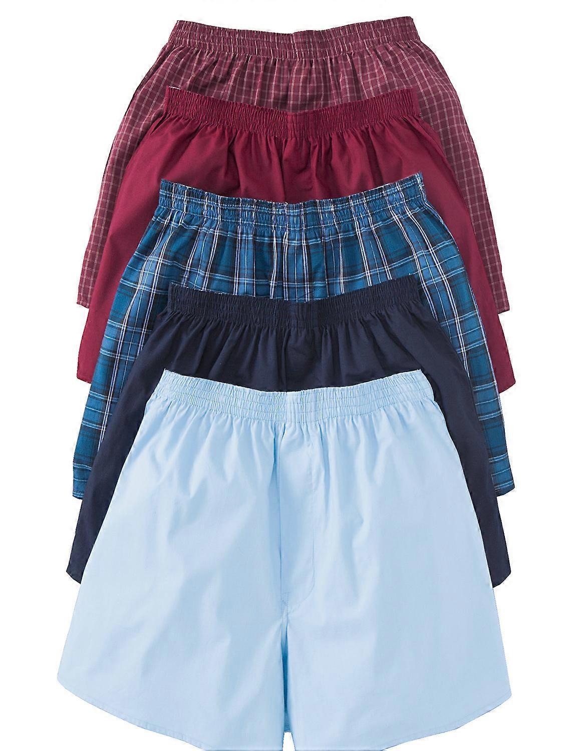 Chums | Mens | High Rise Boxers 5 Pack Mixed