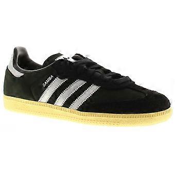 Adidas Originals Womens Trainers Samba Og Leather Core Black Silver