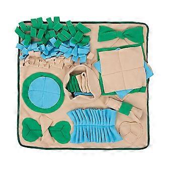Geometry Design Foraging Mat Pet Training Mat Indoor Training Dog Cat 60X60CM 1Pack