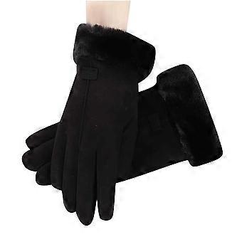Dames winterhandschoenen, pluche, dikke, warme handschoenen, winterhandschoenen, winterhandschoenen voor koud weer, skihandschoenen voor dames