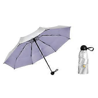 Compact Folding Umbrella with DualPurpose Protection, Windproof Travel Design for Sun and Rain