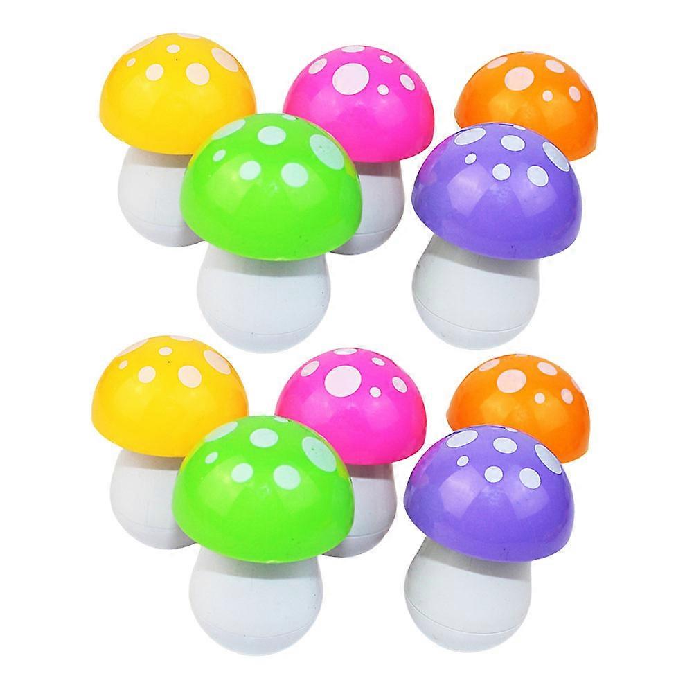 Adorable Ballpoint Pen Multi-Function Portable Mushroom Pens 10Pcs