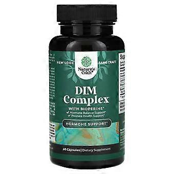Natures Craft, DIM, Complexo + Bioperina, 60 Cápsulas